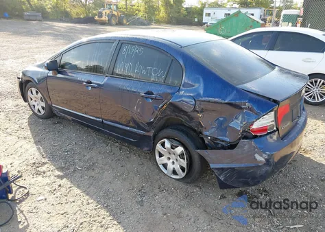 2008 Honda Civic Lx from USA, damaged, VIN 2HGFA16598H534607